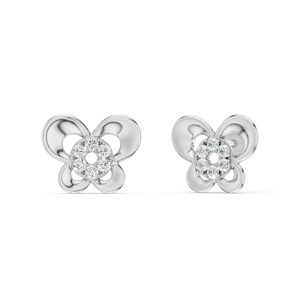 Halo Cluster Butterfly Studs