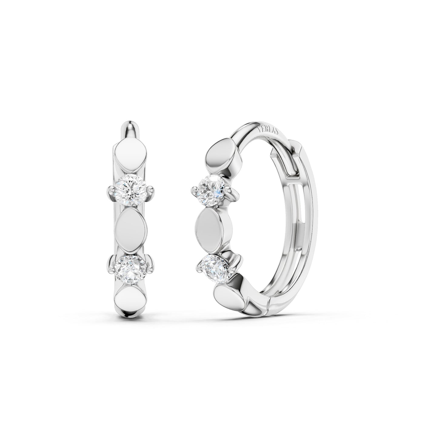 Luxe Round Huggie Hoops