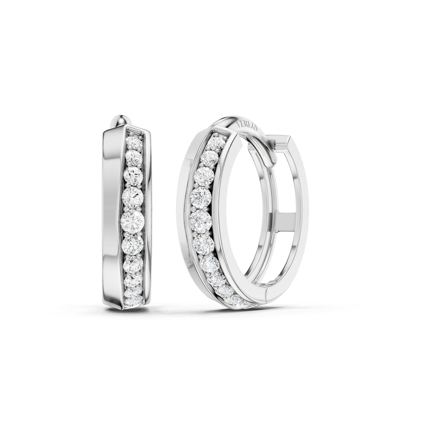 Contour Pavé Hoops