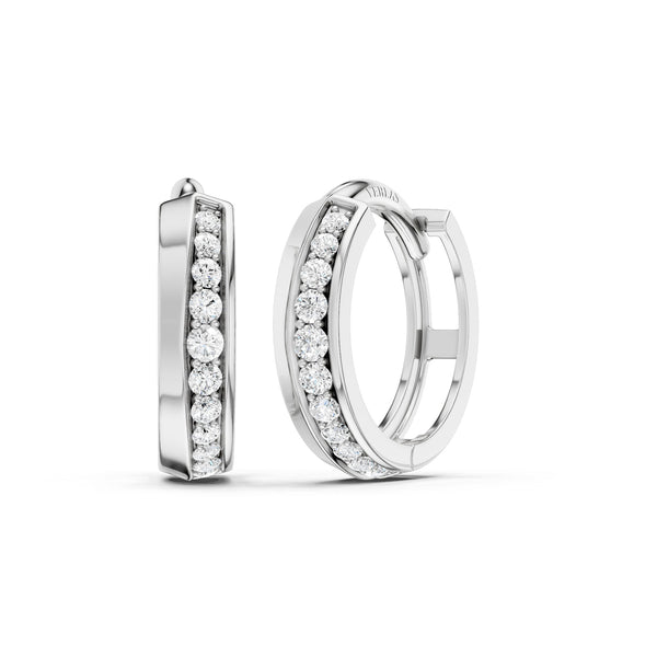 Contour Pavé Hoops