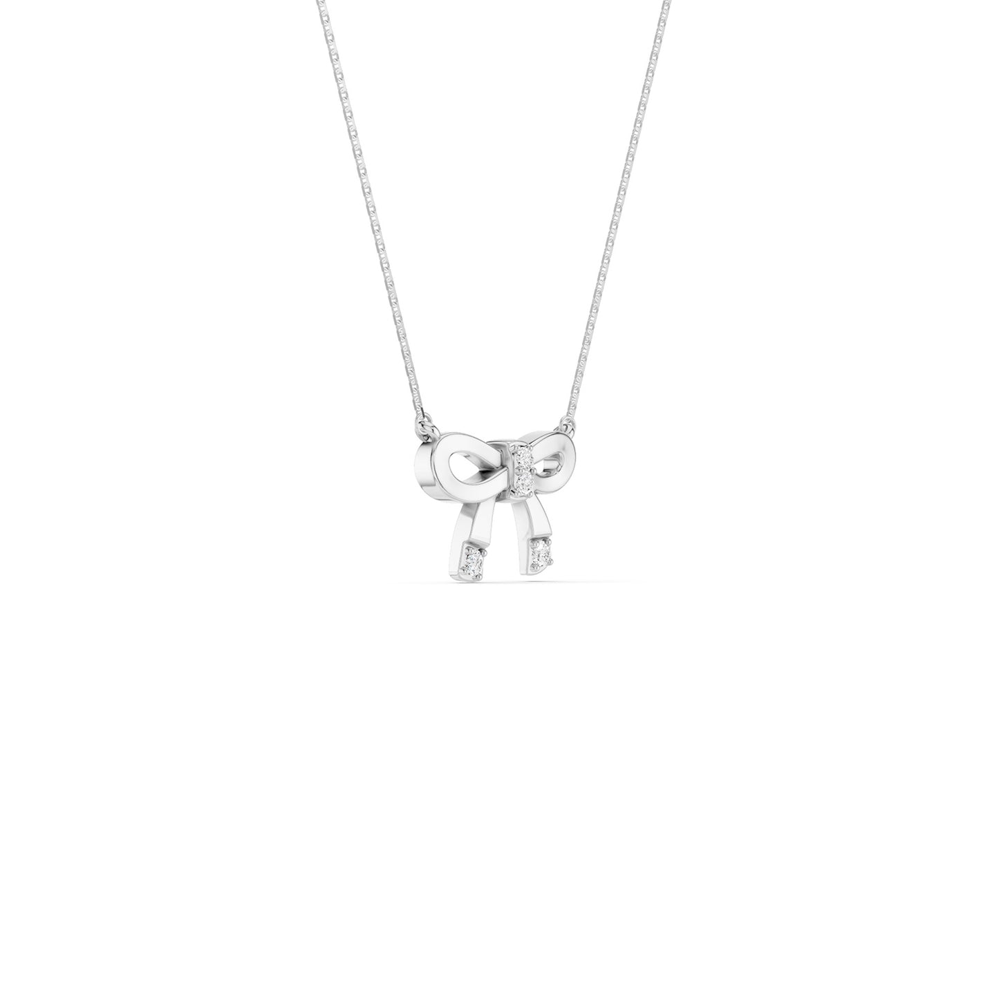 Ribbon Bow Necklace