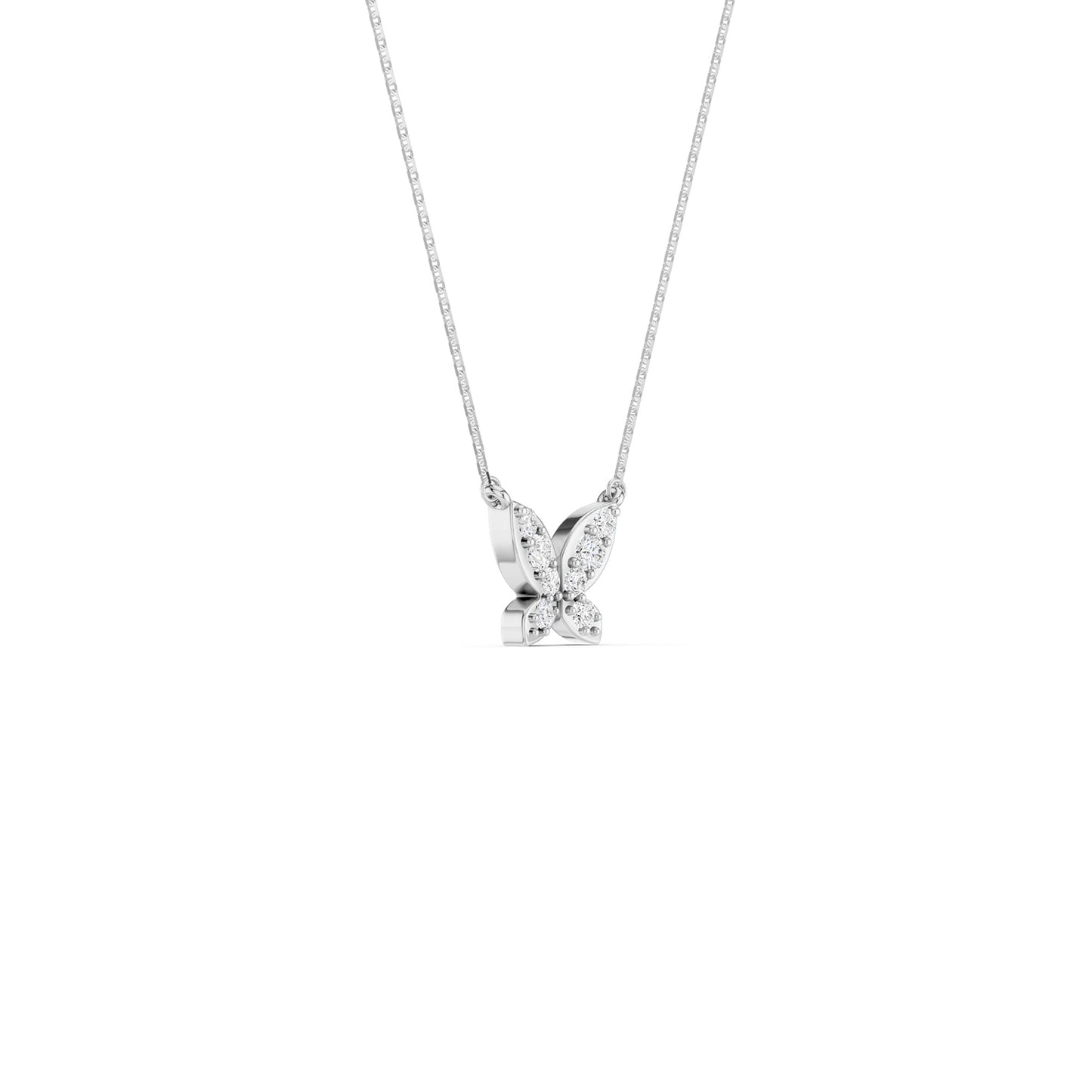 Butterfly Cluster Necklace