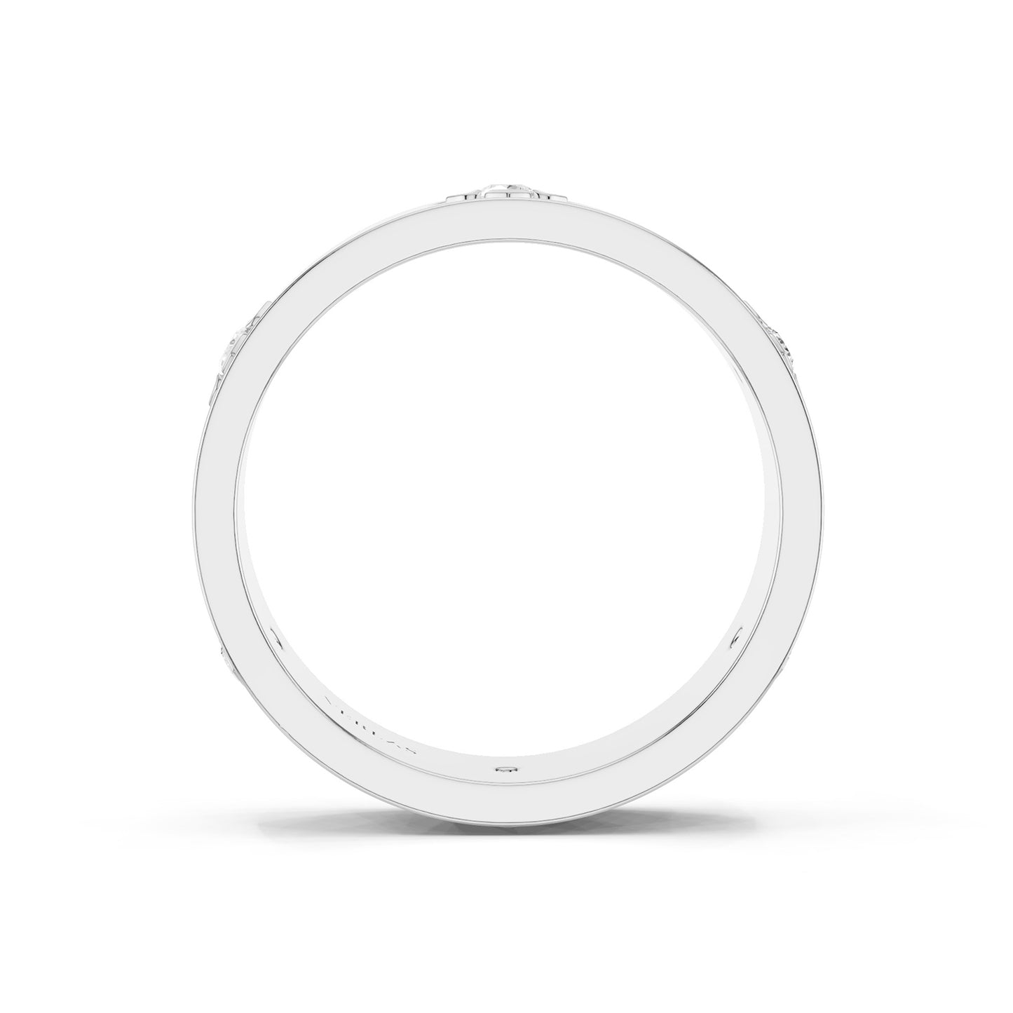 La Fleur 6 Round-Cut 5.10mm Round Band