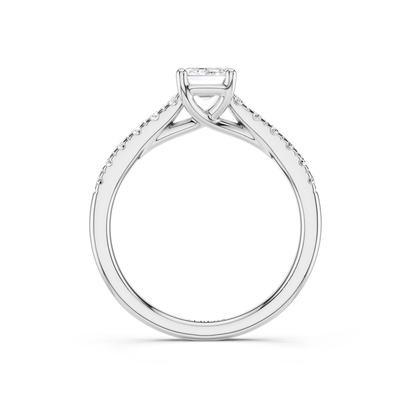 Emerald Four-Prong Solitaire Ring