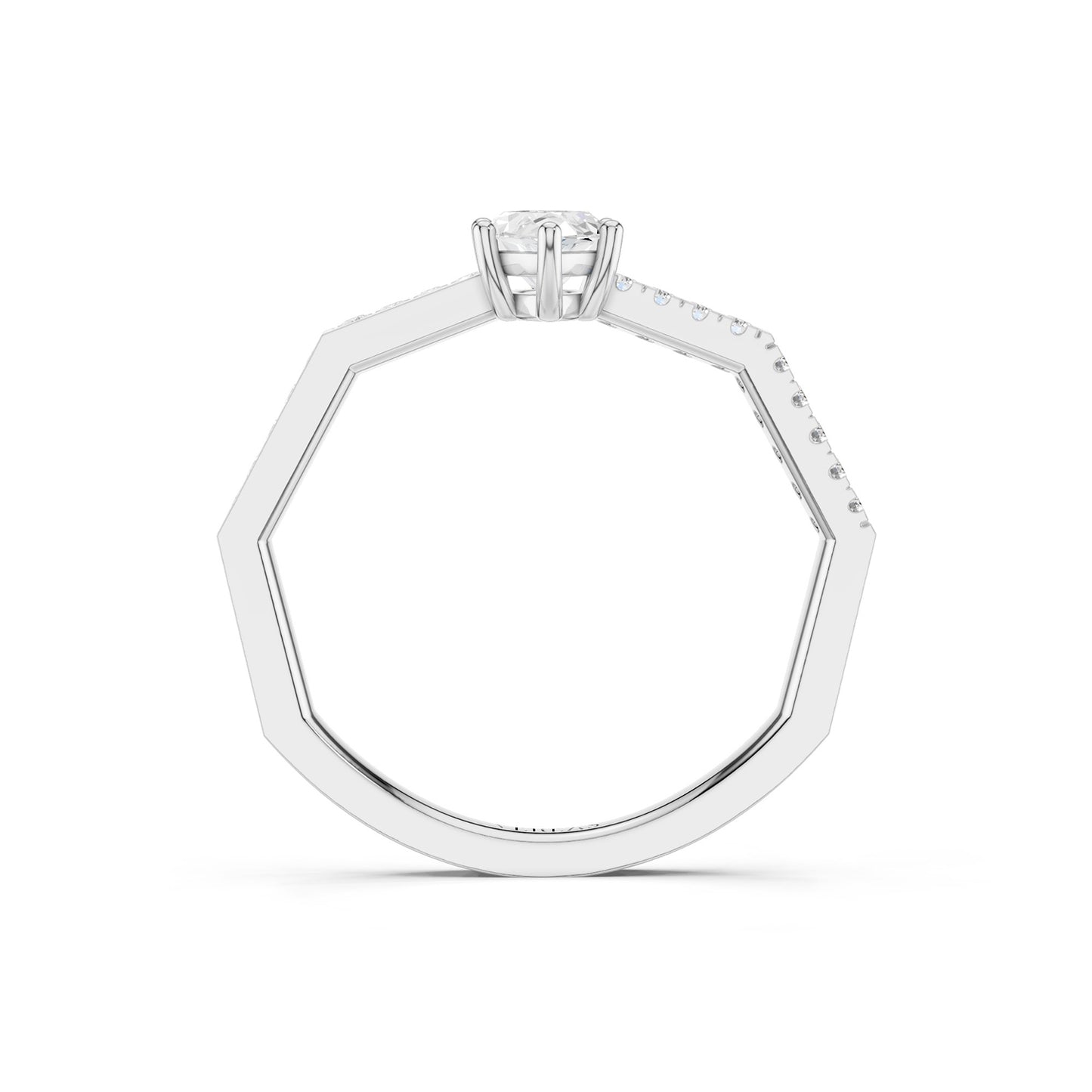 Octad Marquise Alternate Pavé Ring