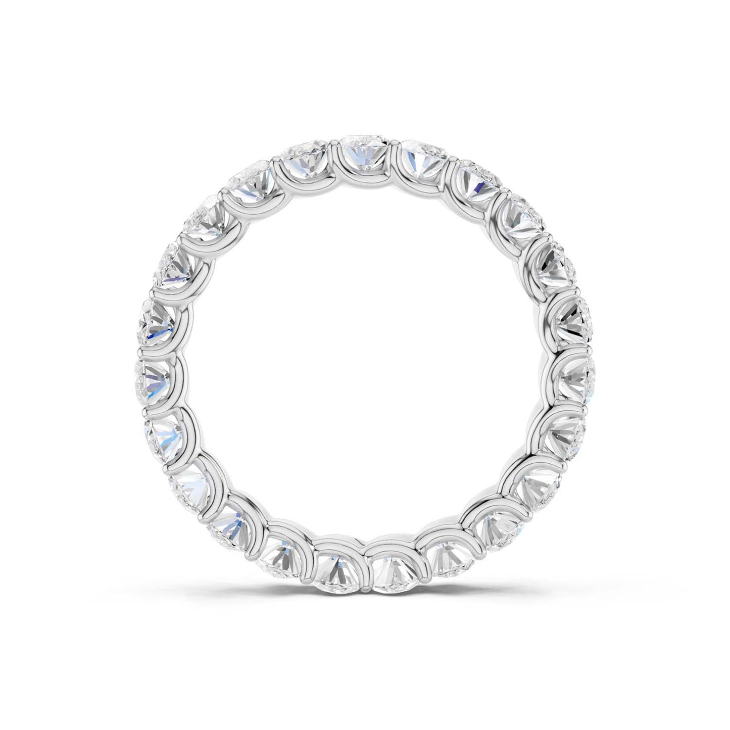 Classic Oval Eternity Band