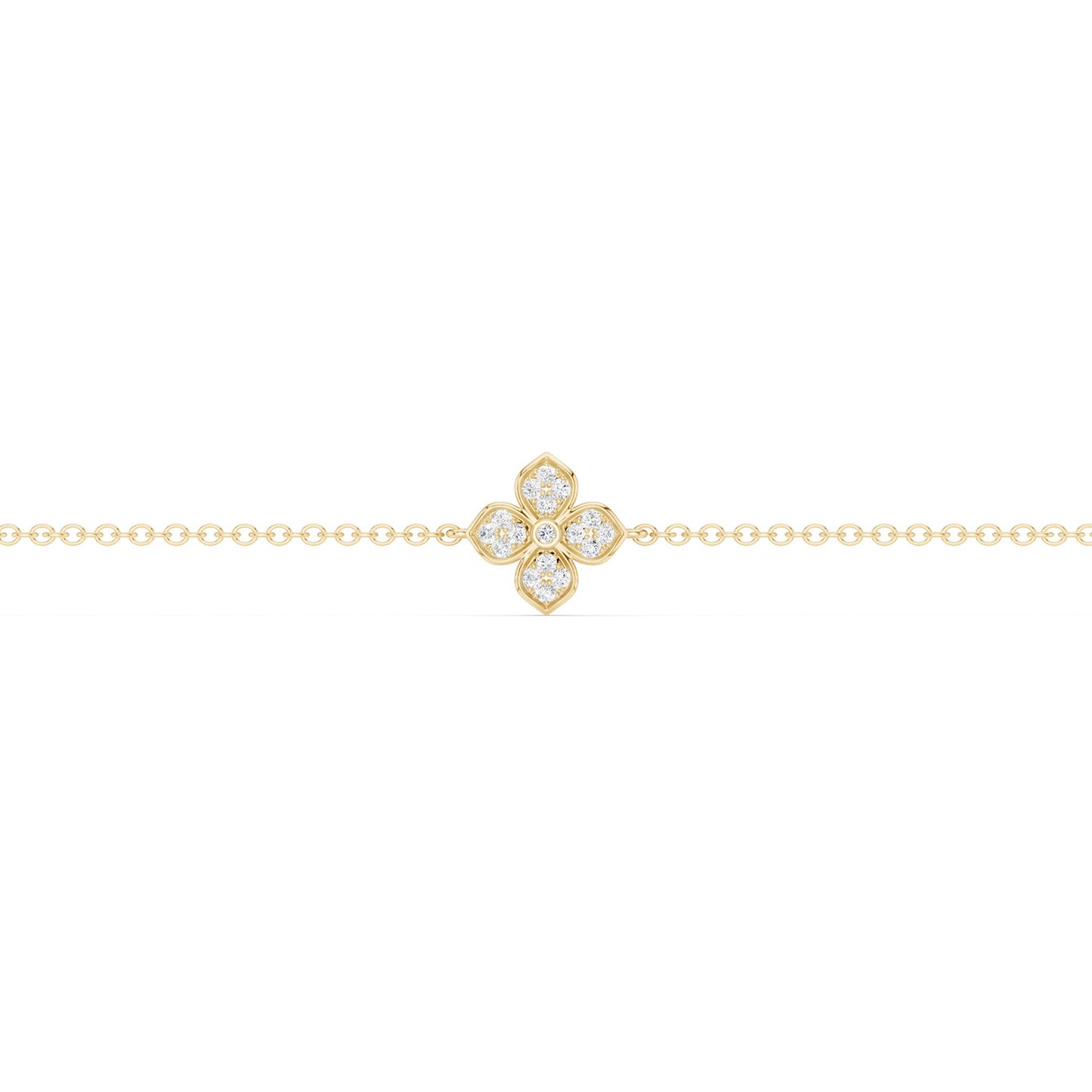 La Fleur Diamond Stationed Radiant Bracelet