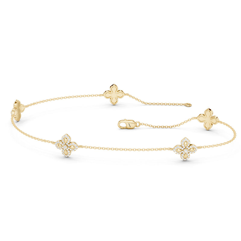 La Fleur Luxe Stationed Contour Bracelet