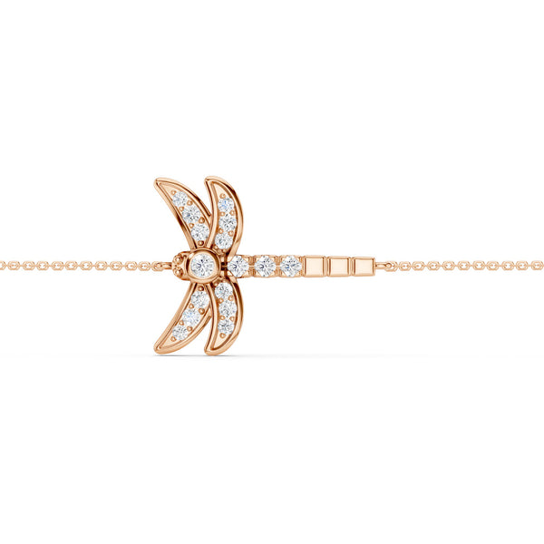 Dragonfly Grace Chain Bracelet