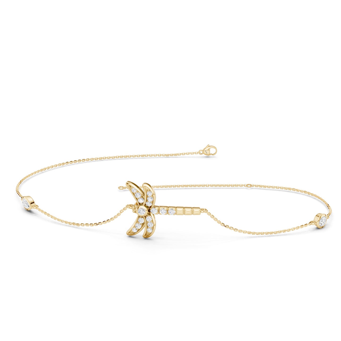 Dragonfly Grace Chain Bracelet