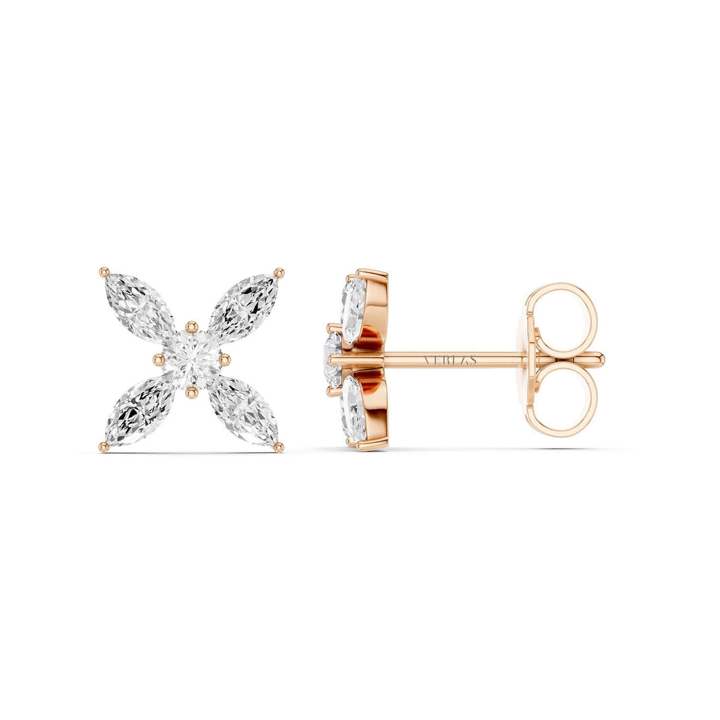 Alyssa Marquise Diamond Studs