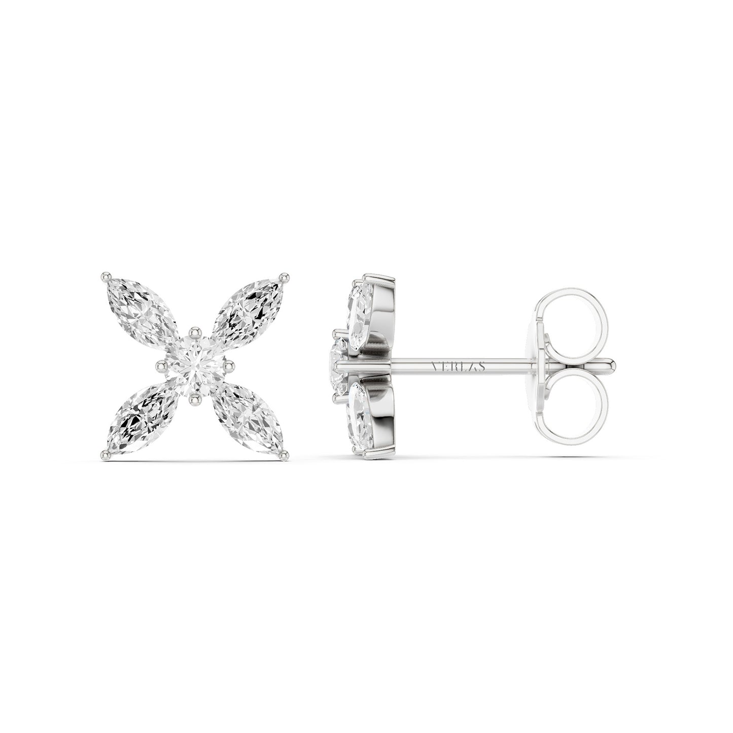Alyssa Marquise Diamond Studs