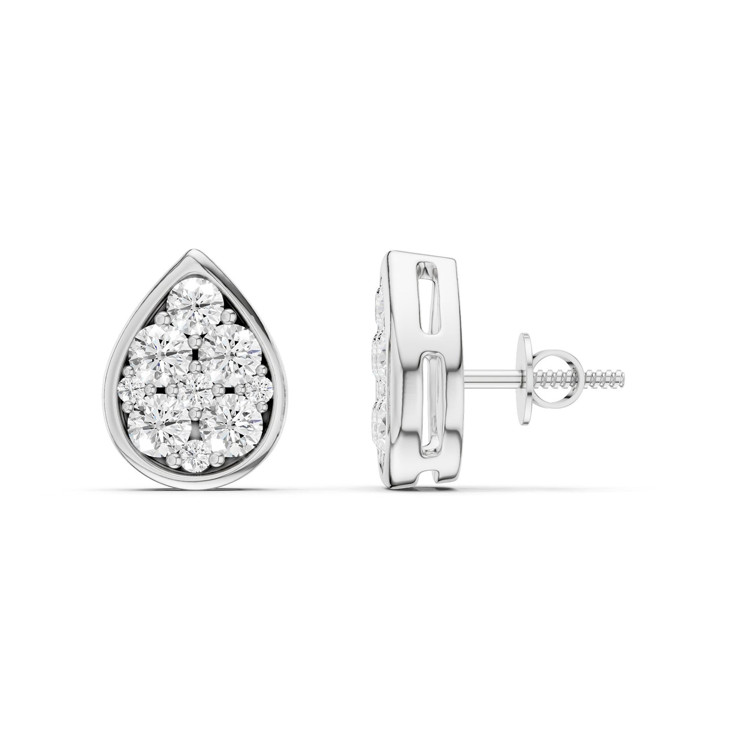 Dewdrop Cluster Studs