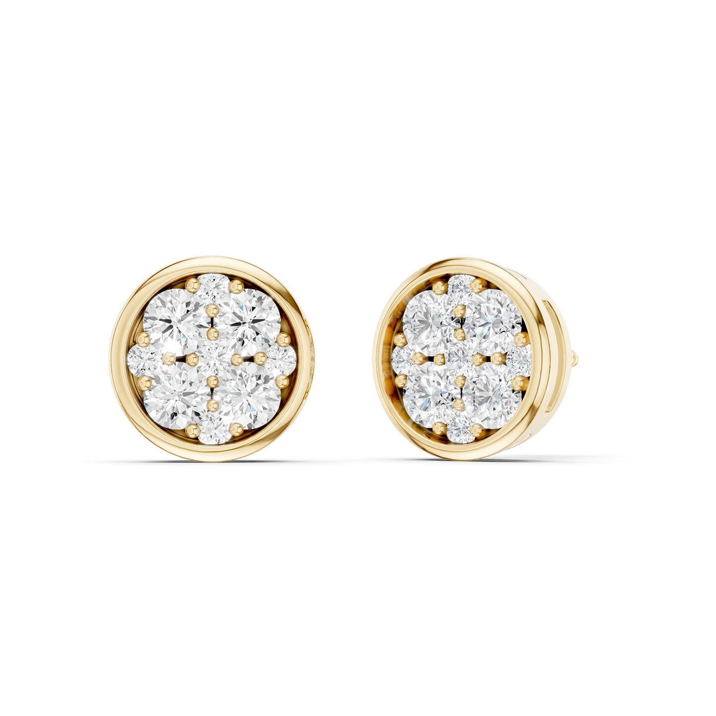 Round-Shaped Cluster Studs