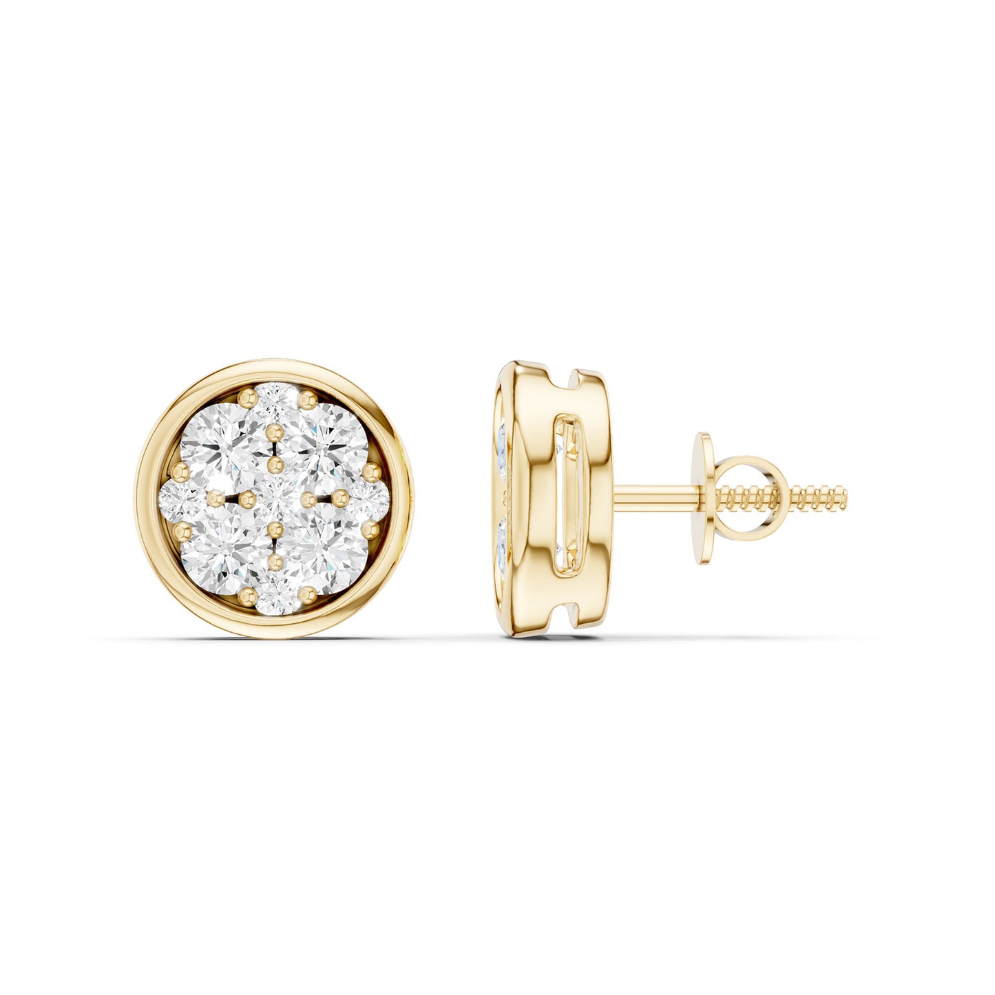 Round-Shaped Cluster Studs
