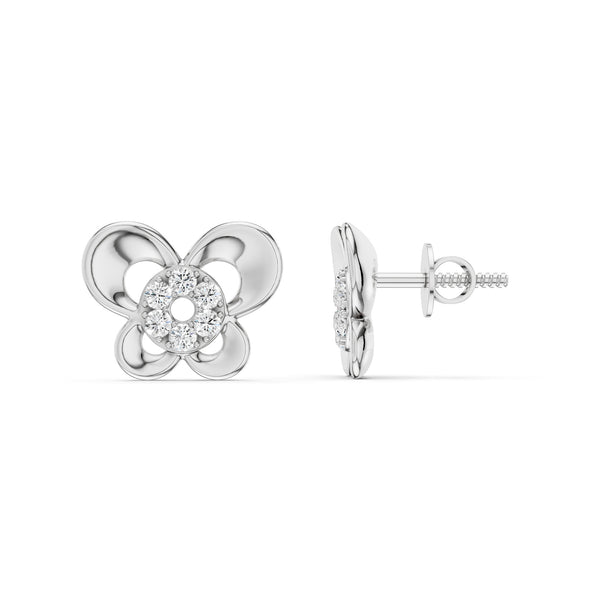 Halo Cluster Butterfly Studs