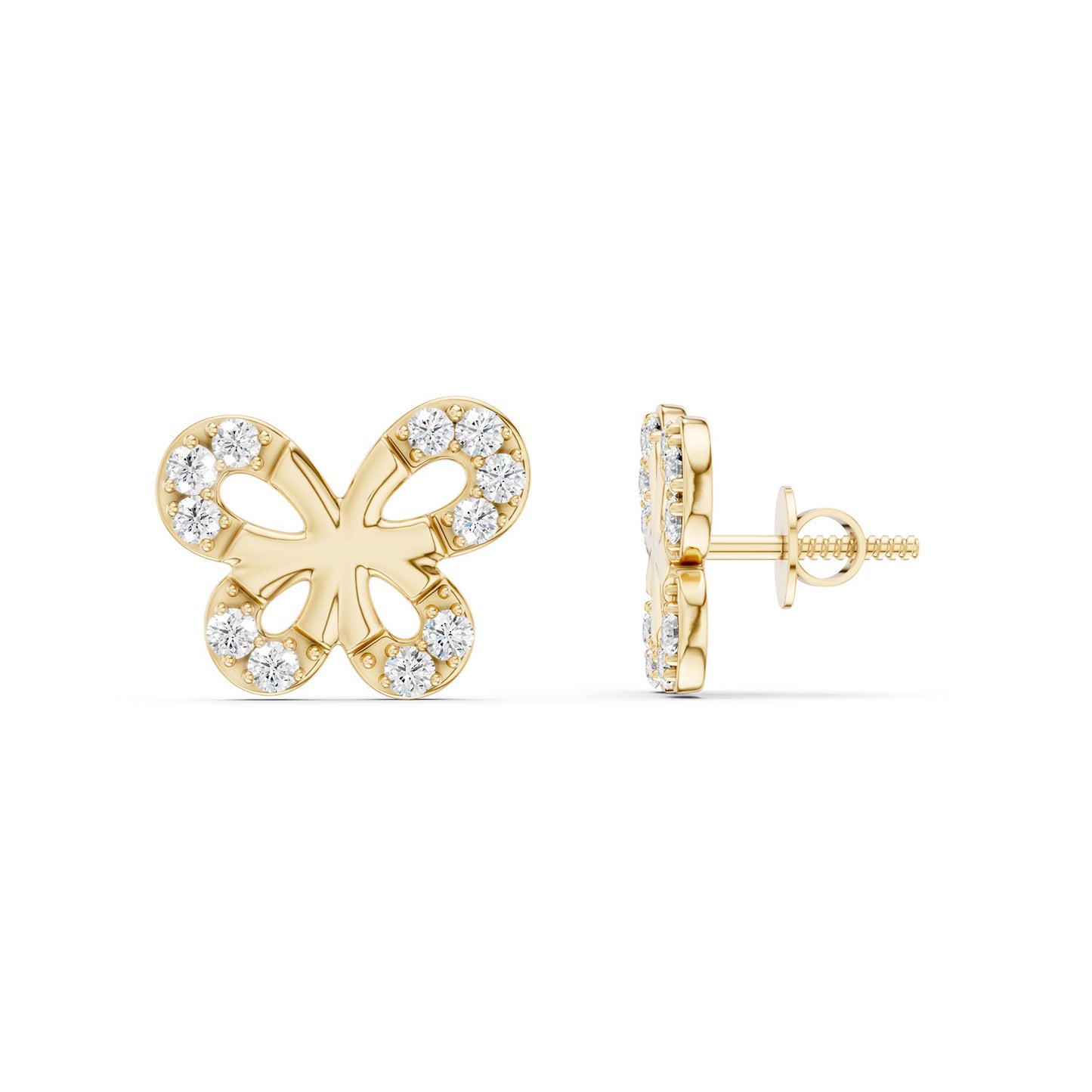 Edge-Set Butterfly Studs
