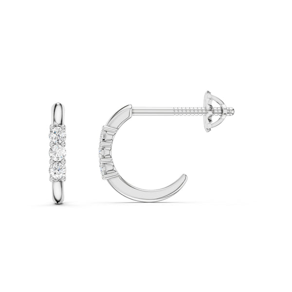 Trio Lumière Huggie Hoops