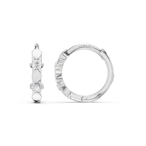 Luxe Round Huggie Hoops