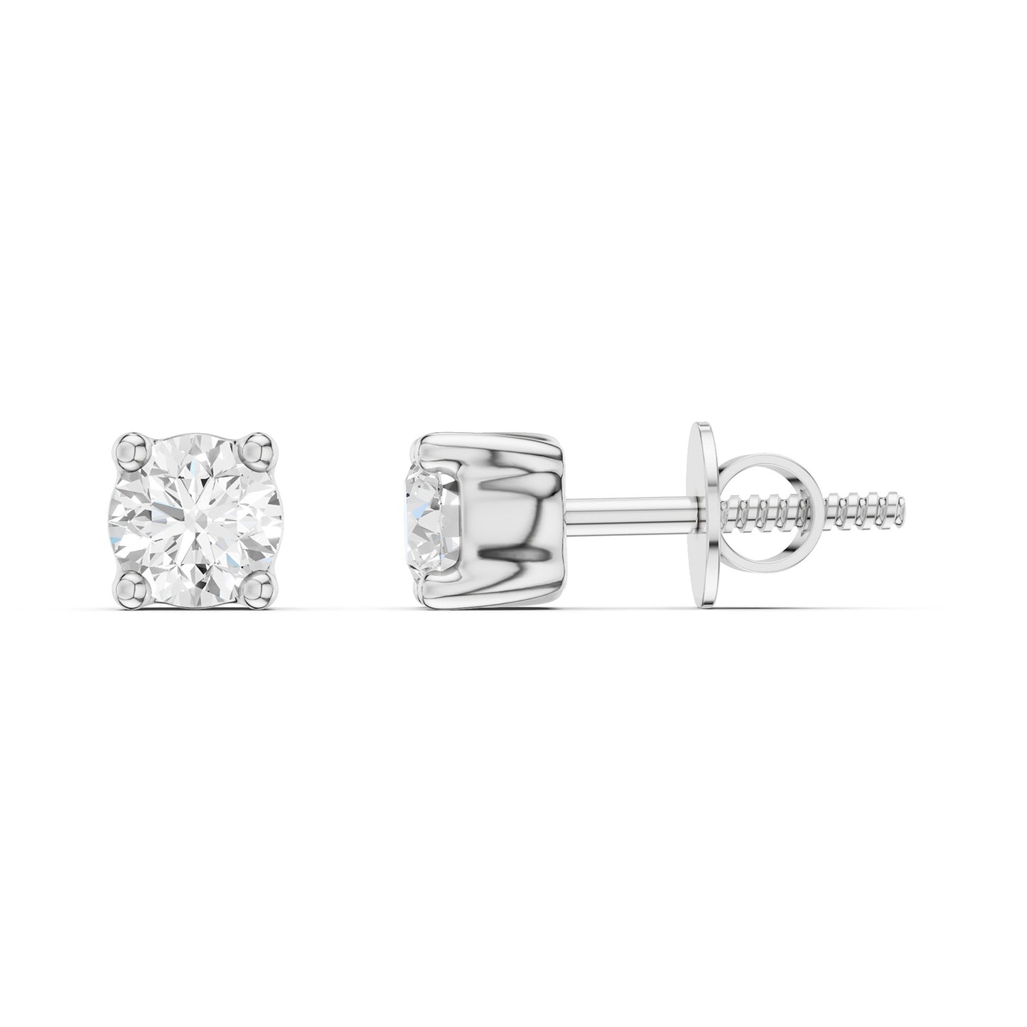 Round-Cut Brilliant Studs