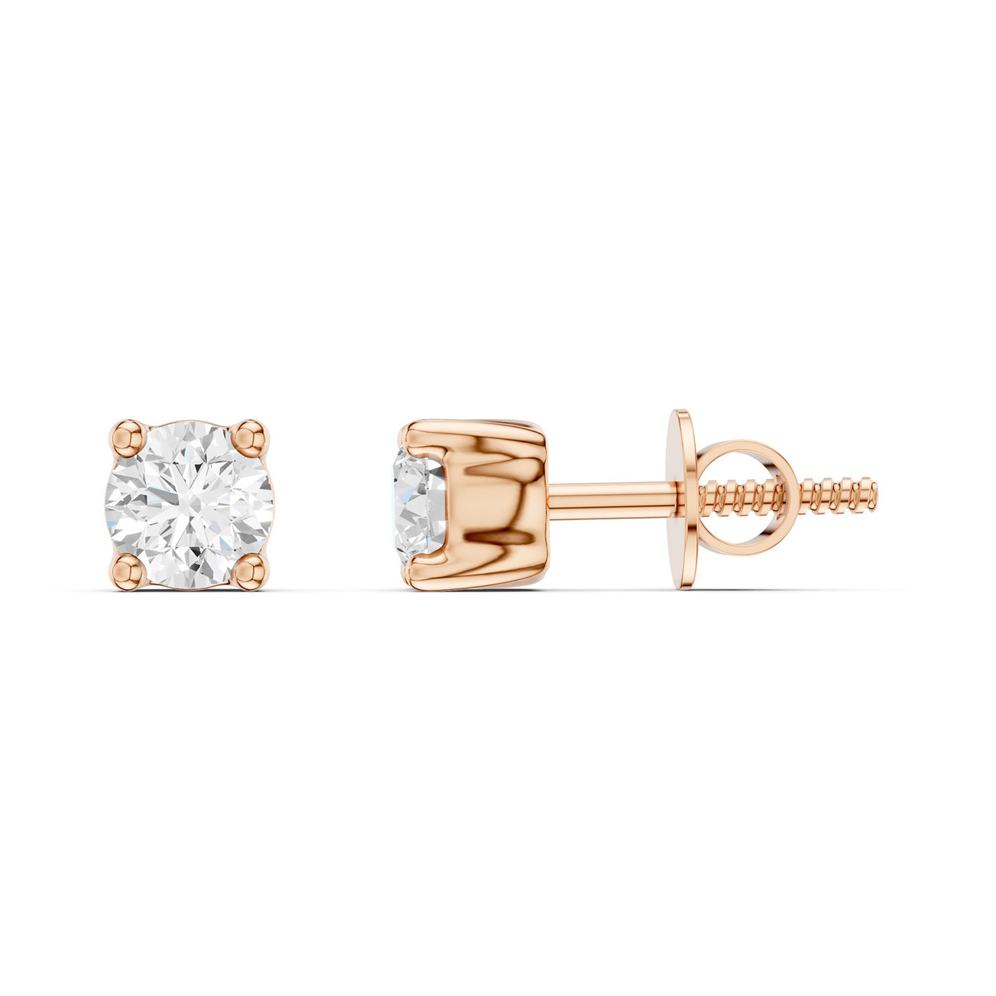 Round-Cut Brilliant Studs