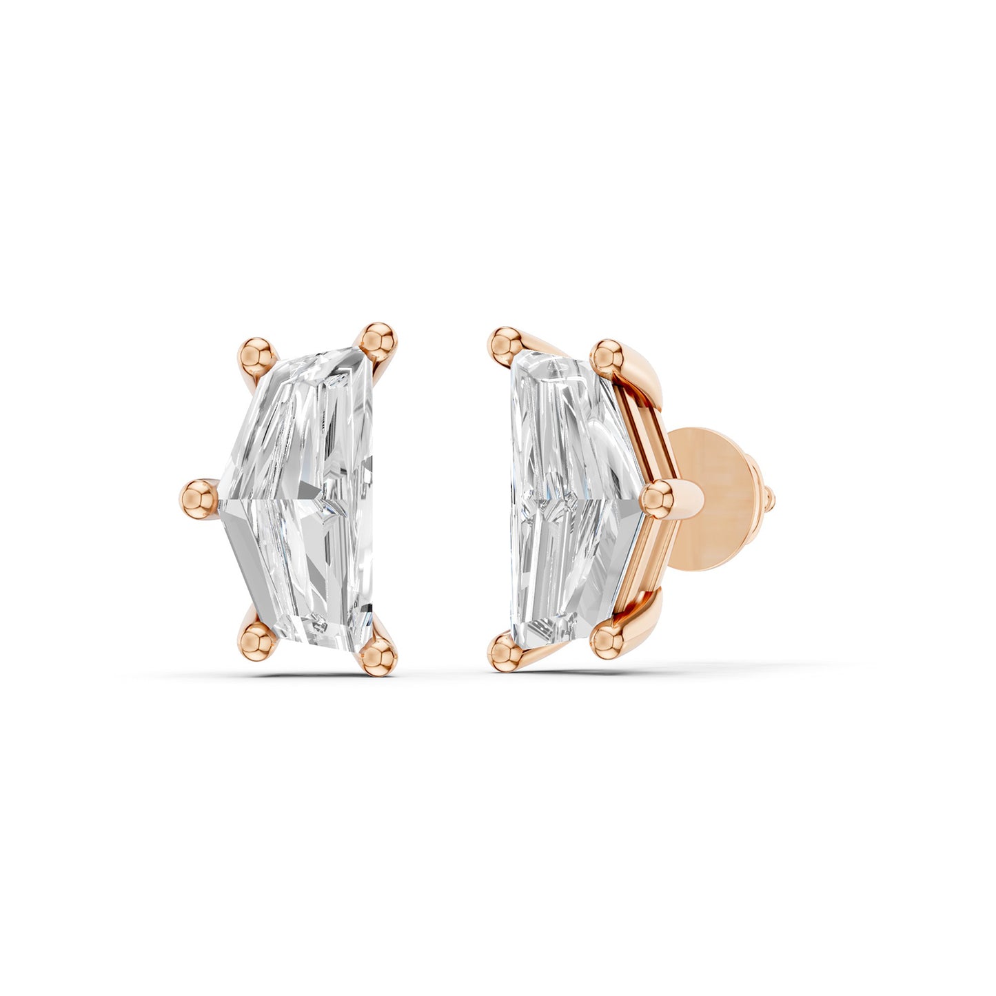 Epaulette-Cut Studs Medium