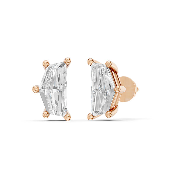 Epaulette-Cut Studs Medium