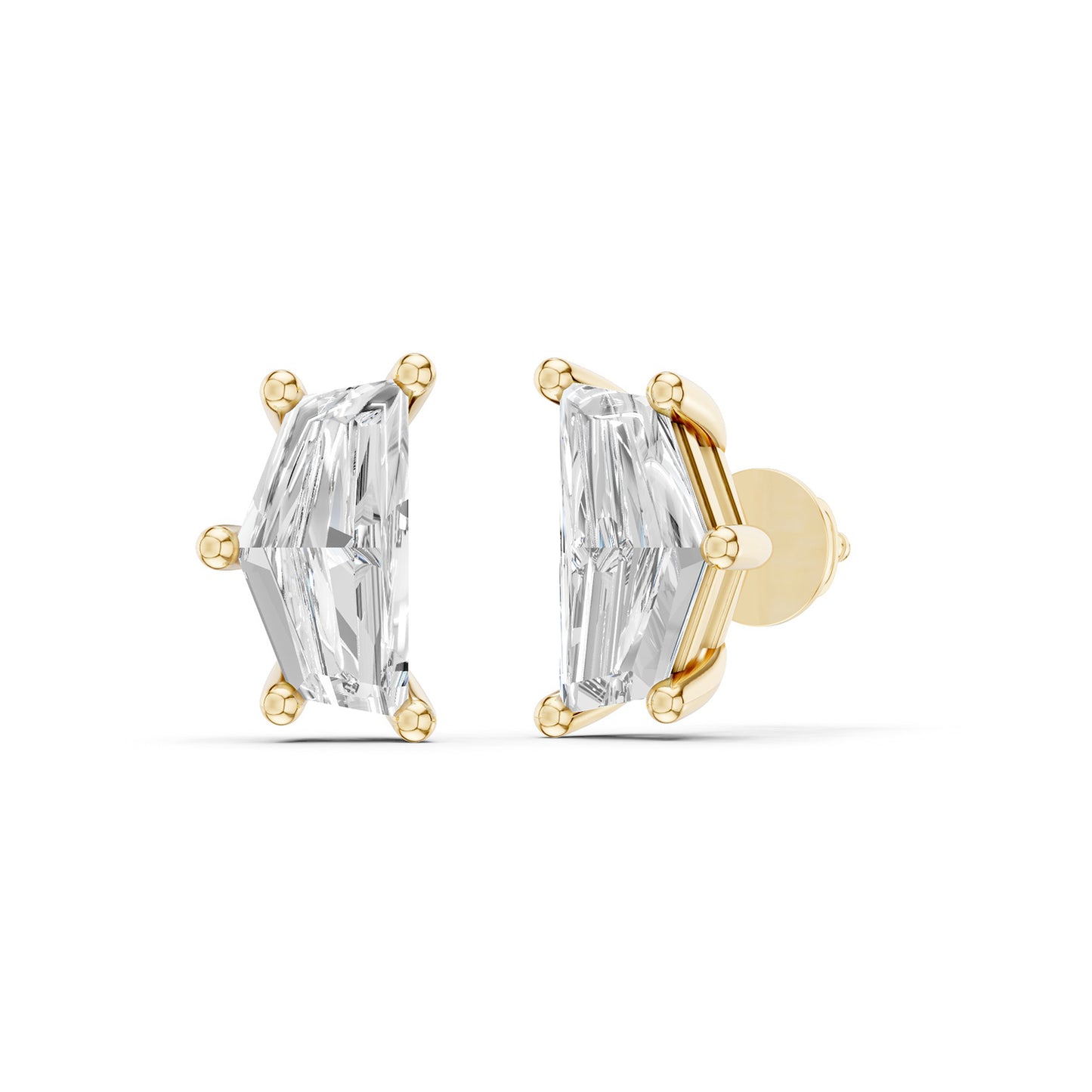 Epaulette-Cut Studs Medium