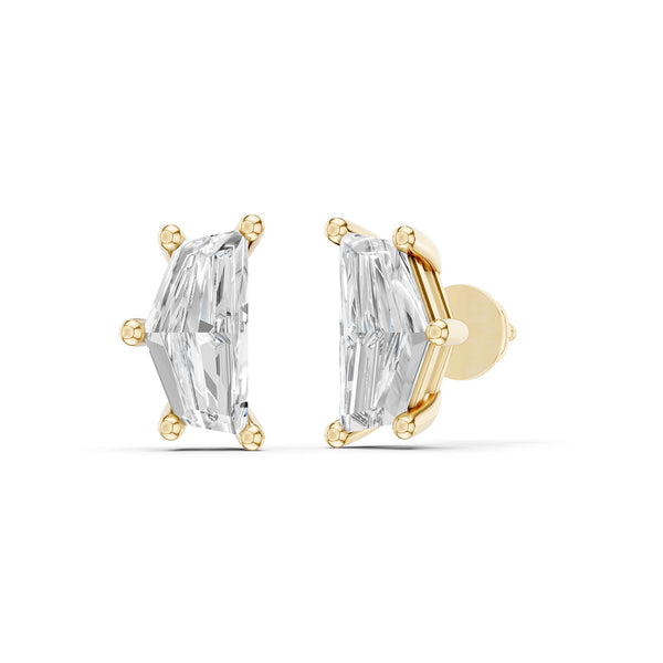 Epaulette-Cut Studs Medium