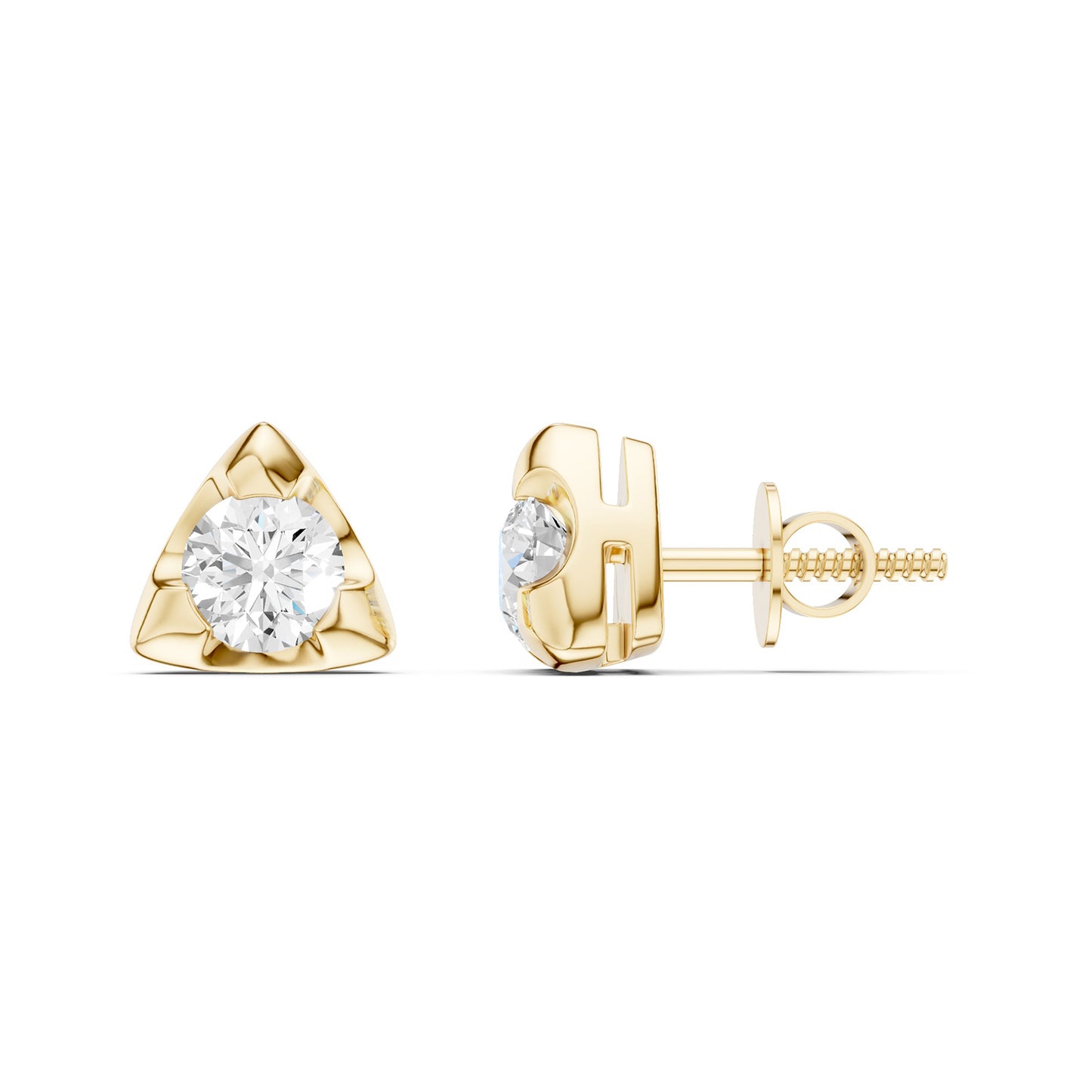 3-Prong Round Studs