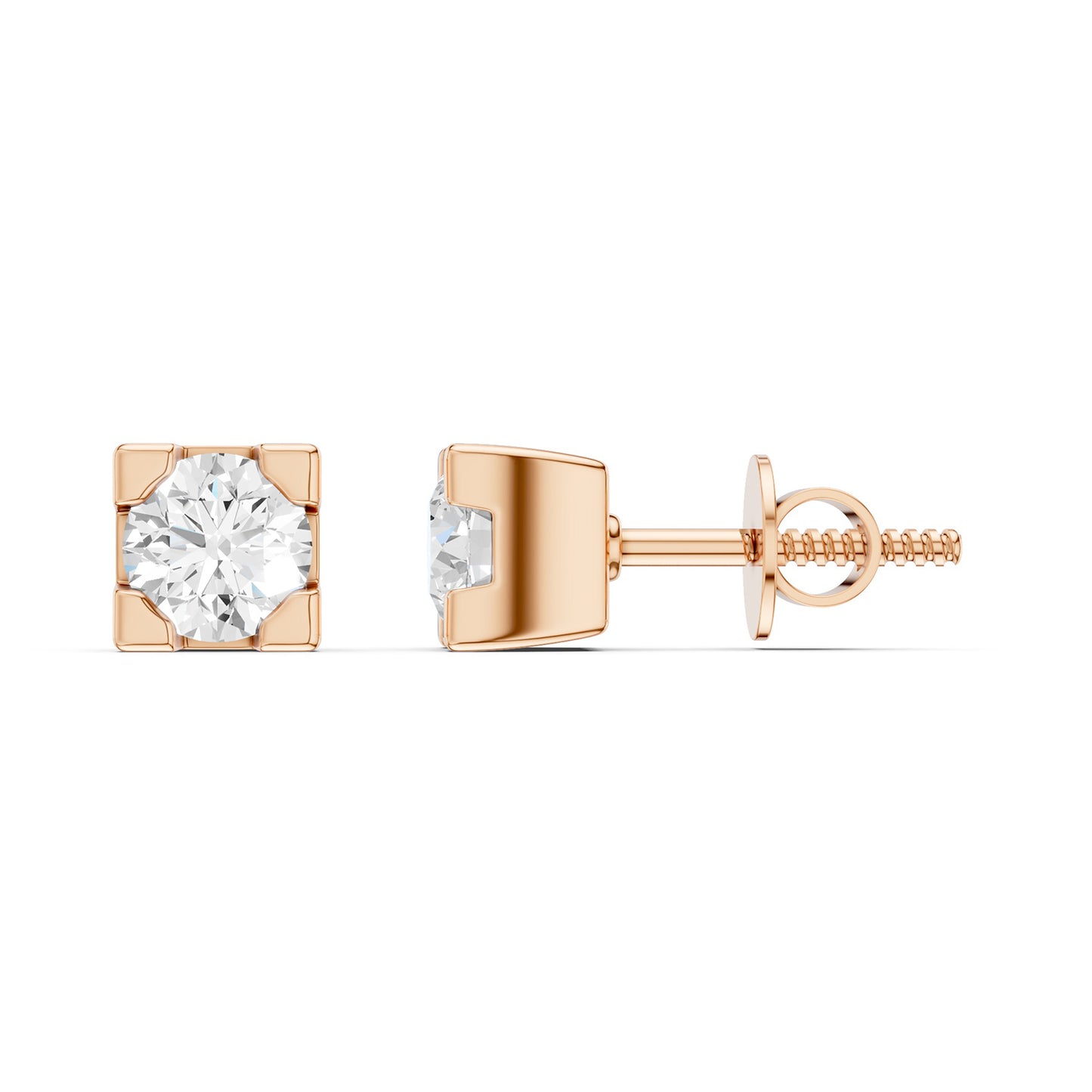 Minimalist Square Studs Small