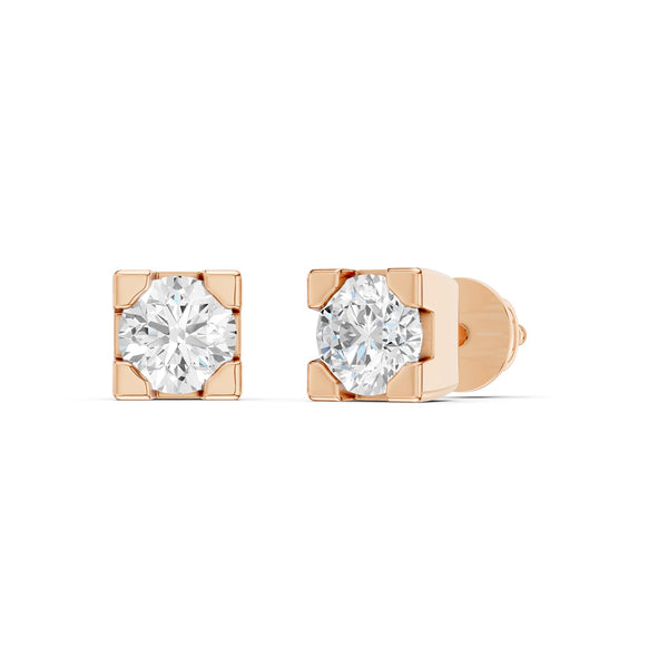 Minimalist Square Studs Small