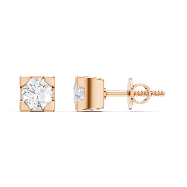 Minimalist Square Studs Small