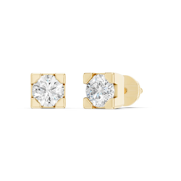 Minimalist Square Studs Small