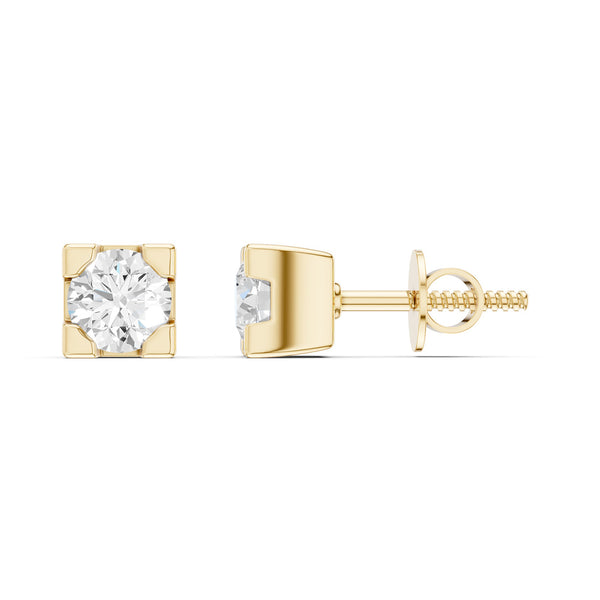 Minimalist Square Studs Small