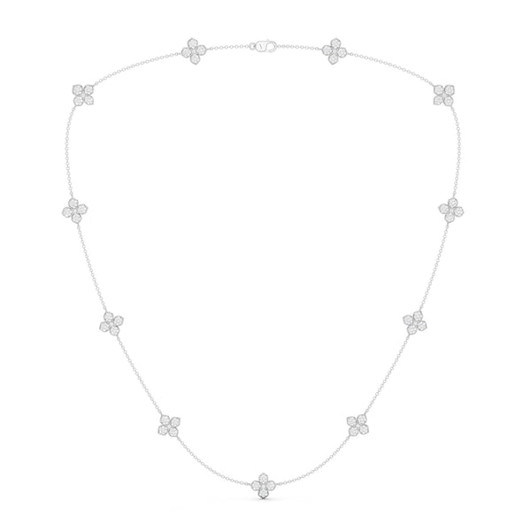 La Fleur Dainty Luxe Radiant Stationed Necklace