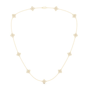 La Fleur Dainty Luxe Radiant Stationed Necklace