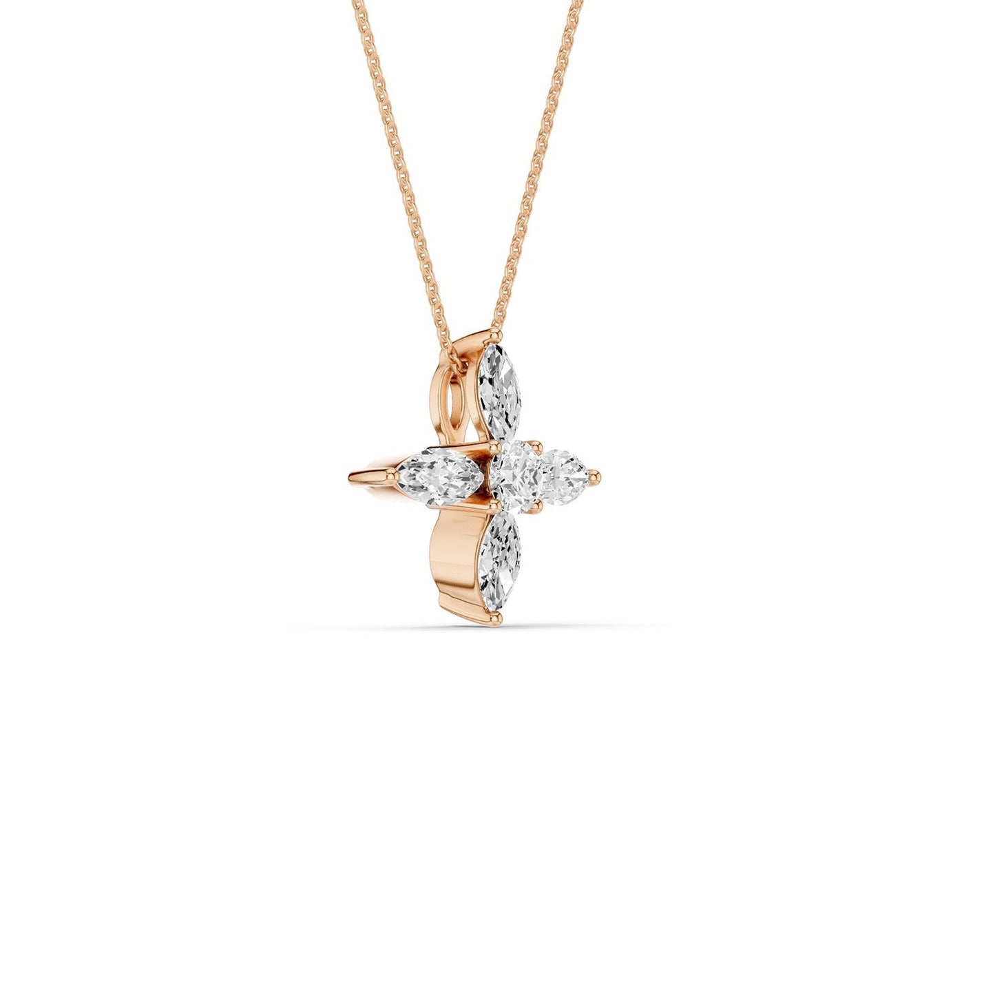 Alyssa Eternal Marquise Necklace
