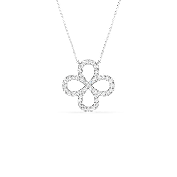 Clover-Infinity Pendant Necklace
