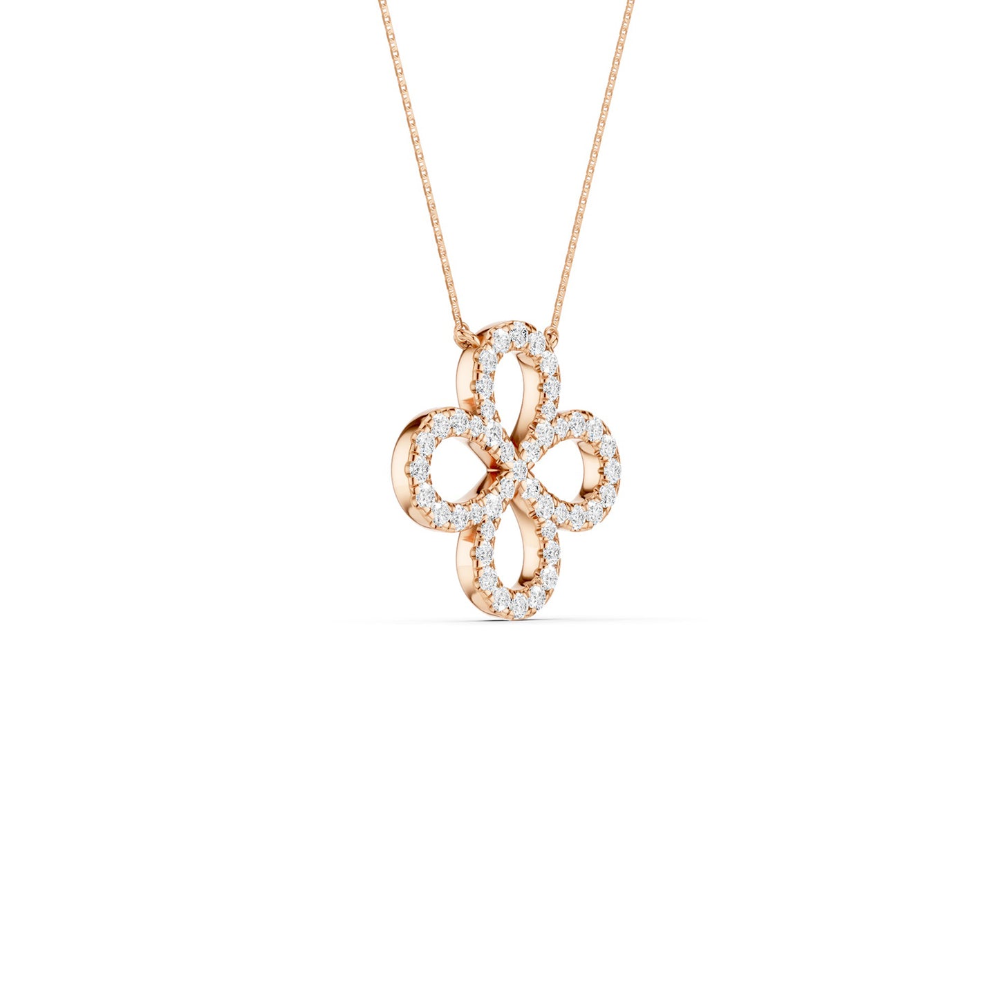 Clover-Infinity Pendant Necklace