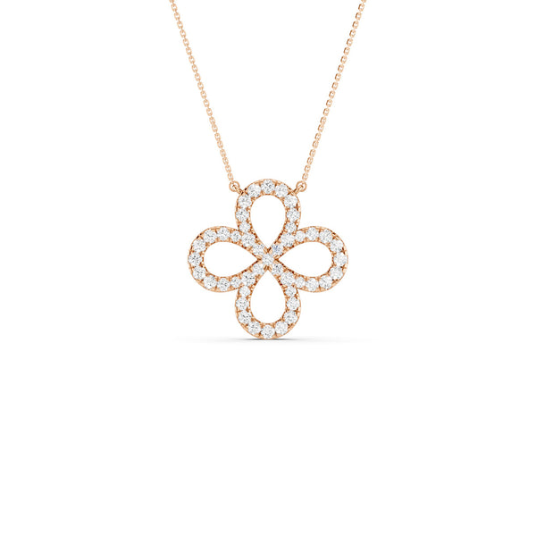 Clover-Infinity Pendant Necklace