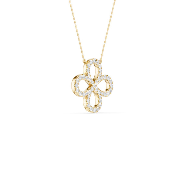 Clover-Infinity Pendant Necklace