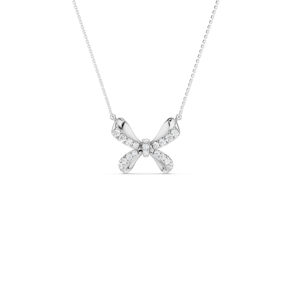 Ribbon Butterfly Necklace