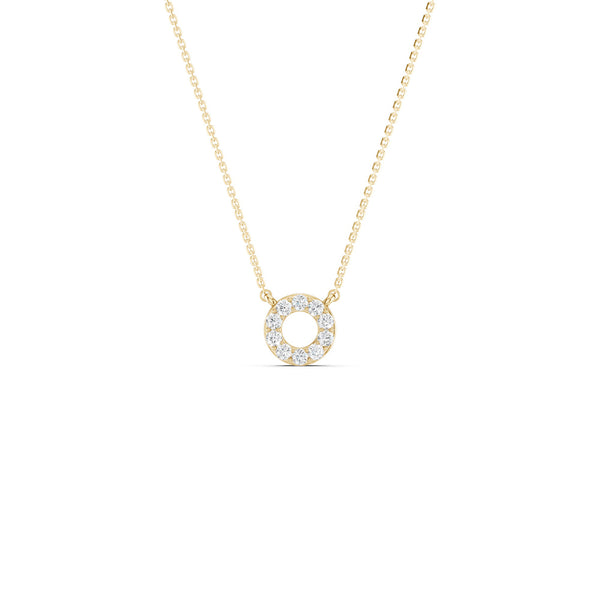 Halo Circle Necklace
