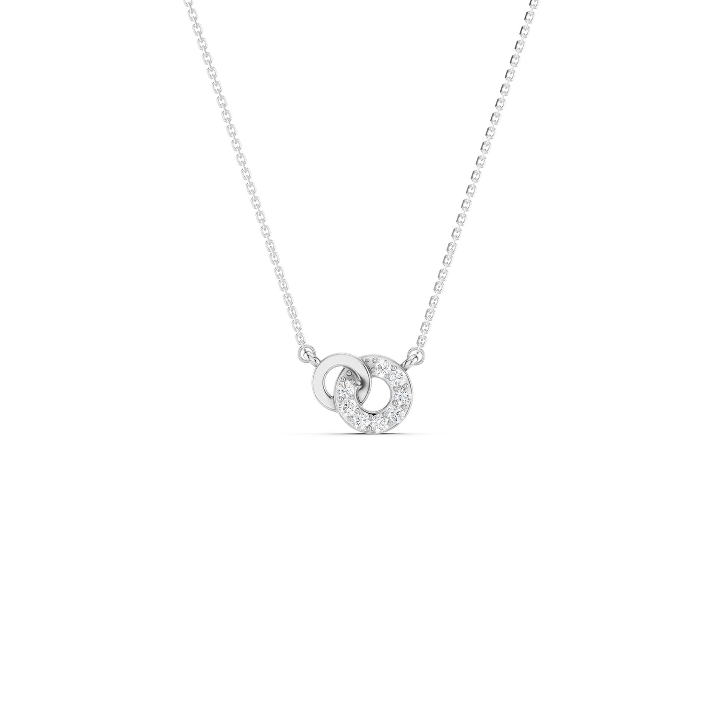 Interlocked Hoops Necklace