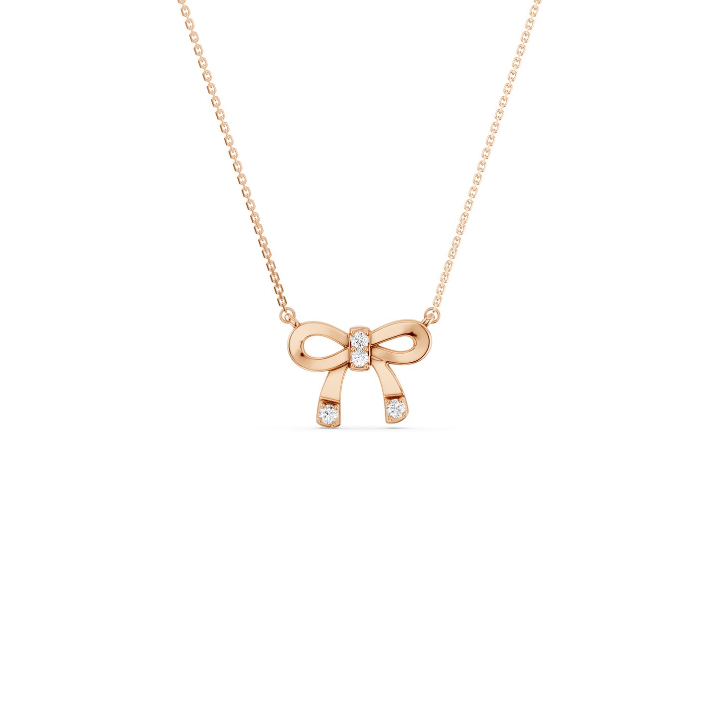 Ribbon Bow Necklace