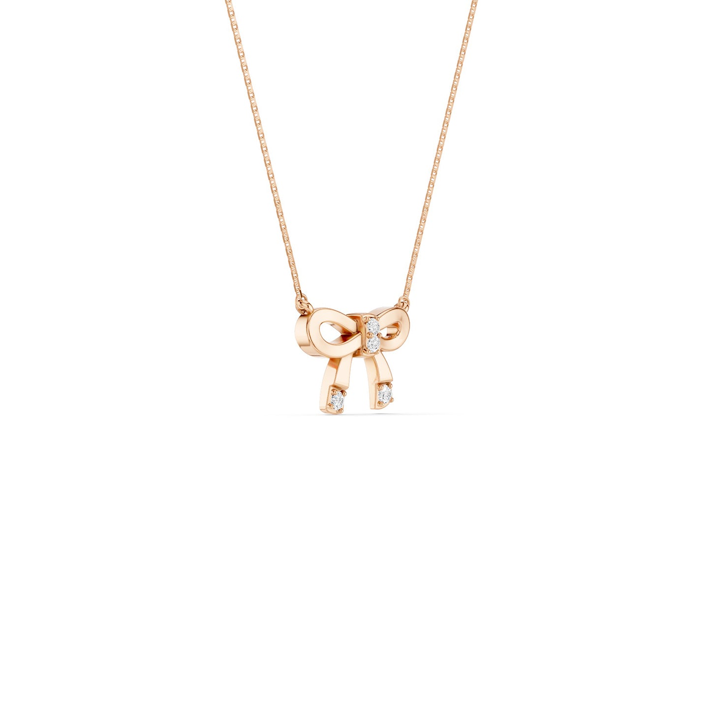 Ribbon Bow Necklace