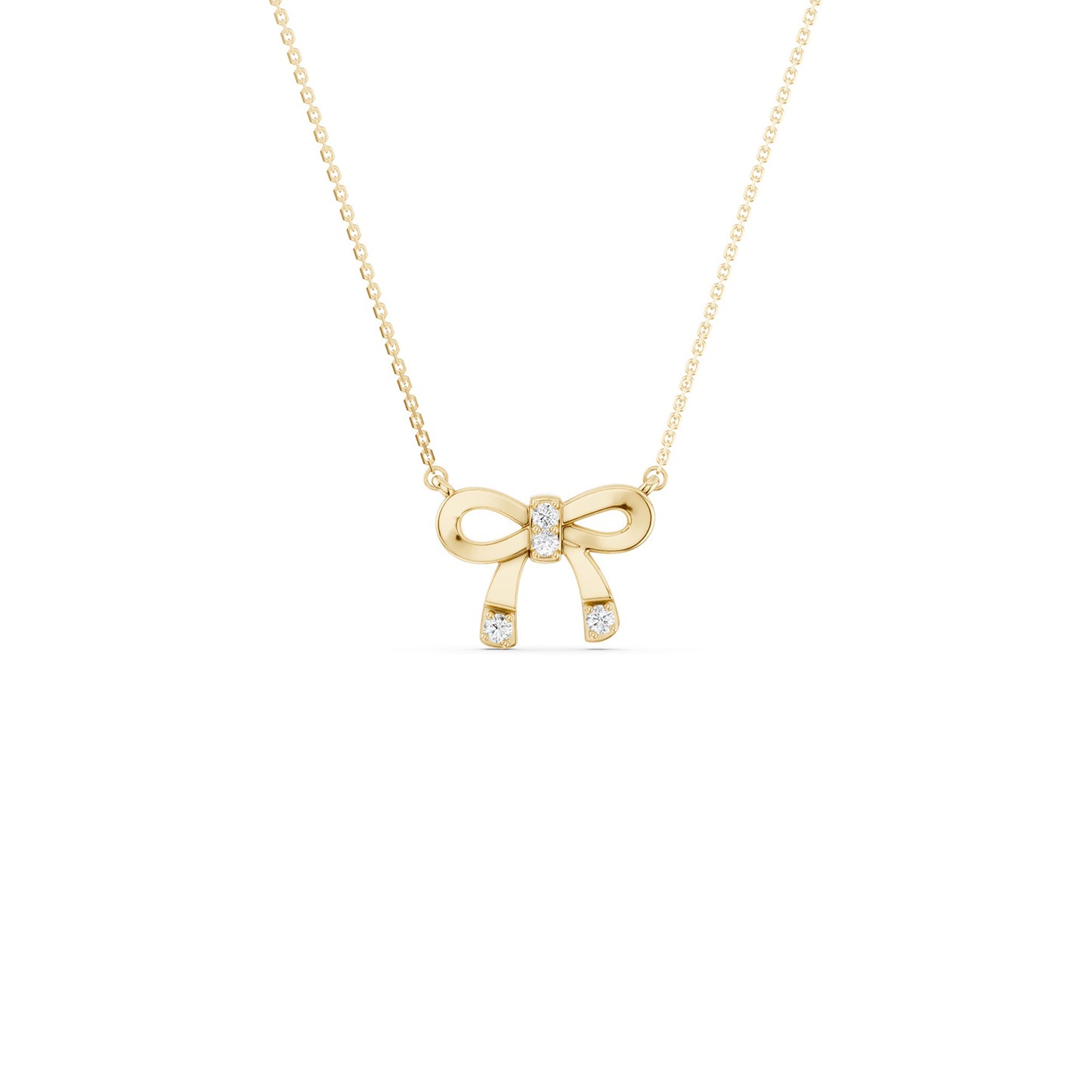 Ribbon Bow Necklace