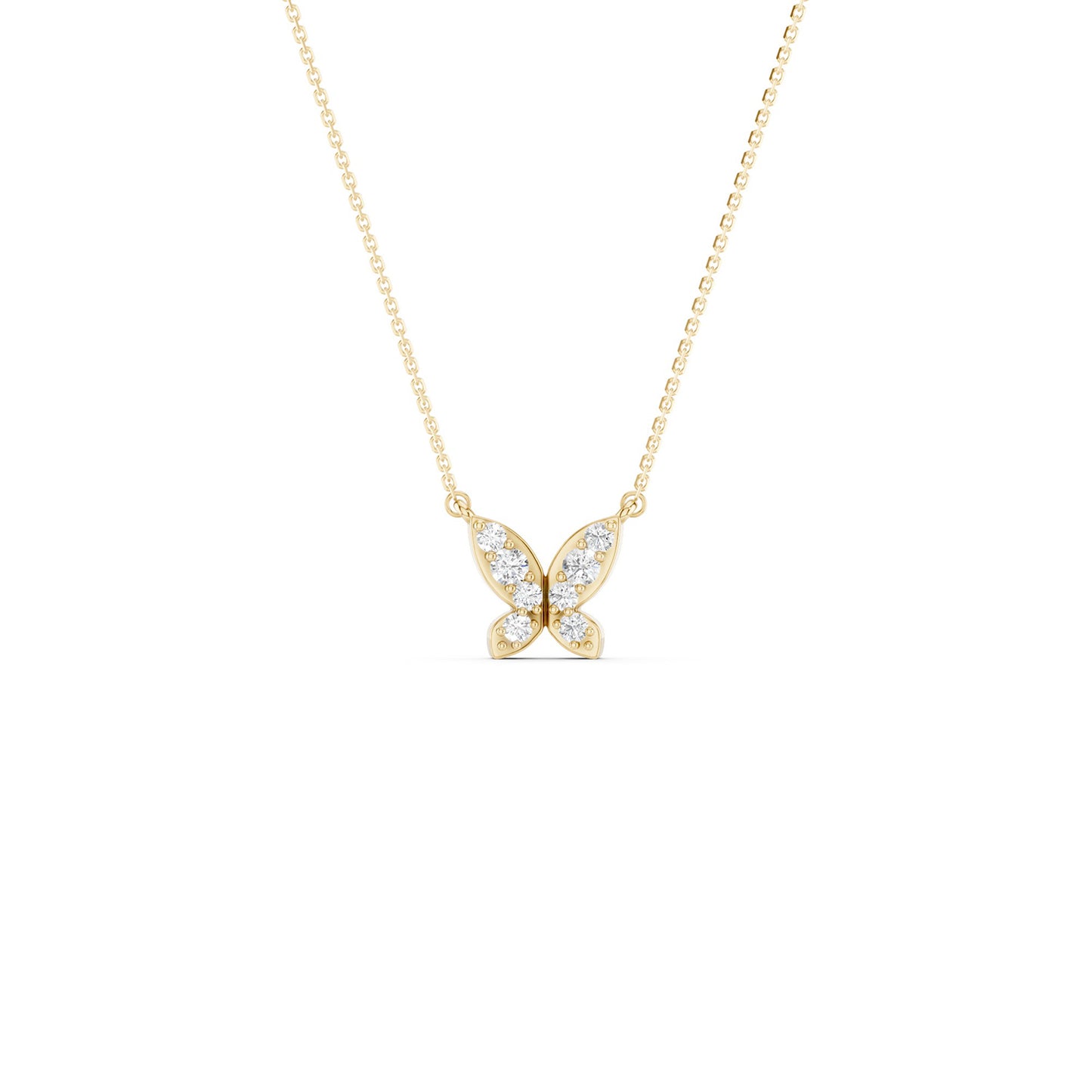 Butterfly Cluster Necklace