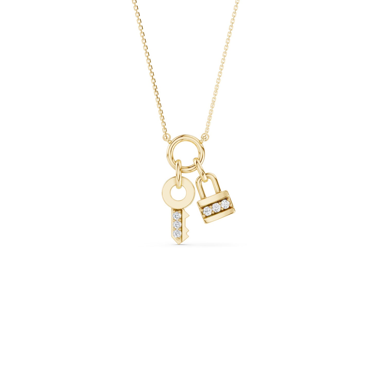 Lock and Key Necklace